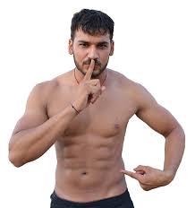 man with abs