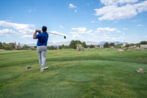 golfing